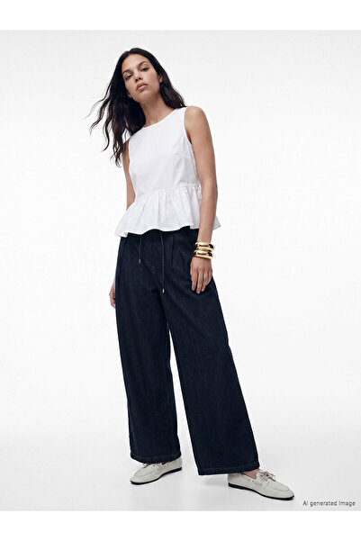 LC Waikiki Nevavm Wideleg Women's Jean Pants with a Difference