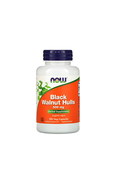 Now Foods Coji de nucă neagră 500mg 100 capsule