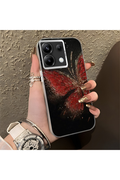 ARTISHELL Redmi Note 13 Pro 5G Uyumlu Güzel Kelebekli Düşmeye Dayanıklı Telef...