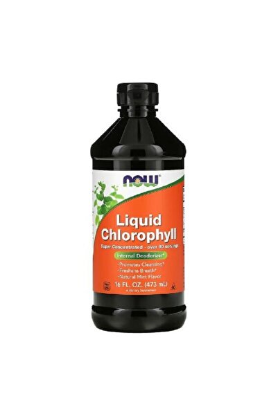 Now Foods Clorofil lichid Mentă 473 ml