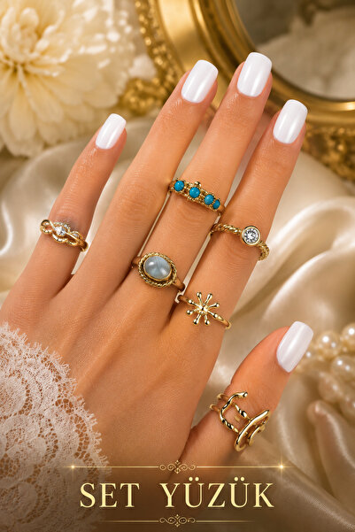 Jack Ferrero Gold Color Ring Set