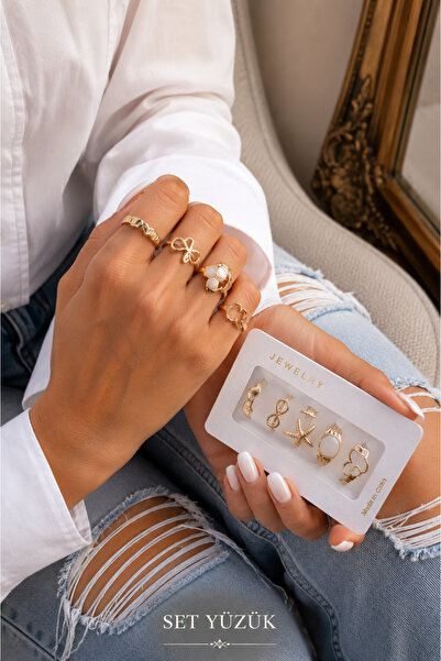 Jack Ferrero Gold Color Ring Set