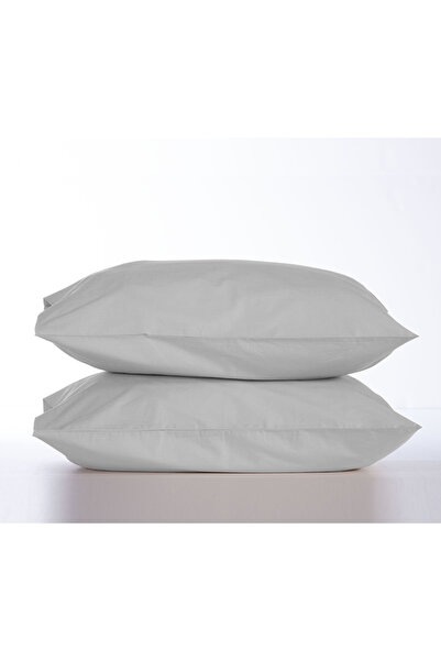 Nef Nef Homeware NEF-NEF Σετ 2 τεμαχίων μαξιλαροθηκών 52x72 Ασημί Γκρι