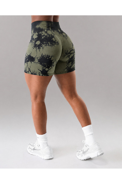 gymhams Batik Marble Shorts Kalça Büzgülü BİKER Şort – Push-up Toparlayıcı & ...
