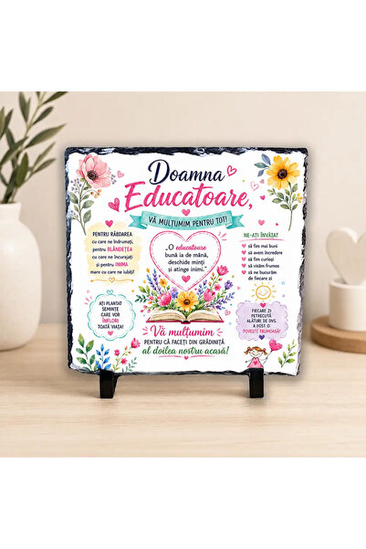 peGiftuiala Decorative Slate Plaque for Educators