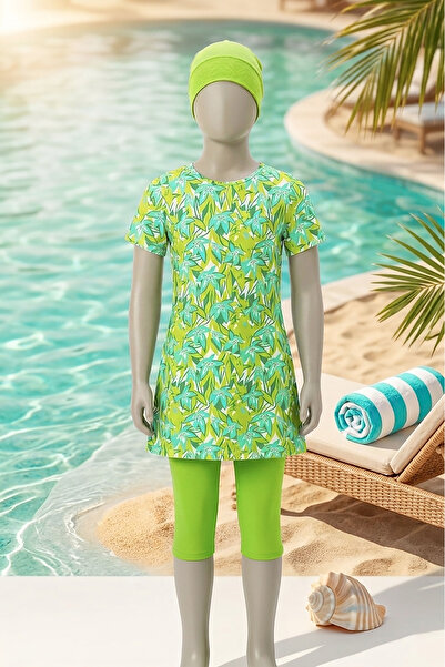 TESMAY Costum de baie semi-închis pentru copii și adolescenți