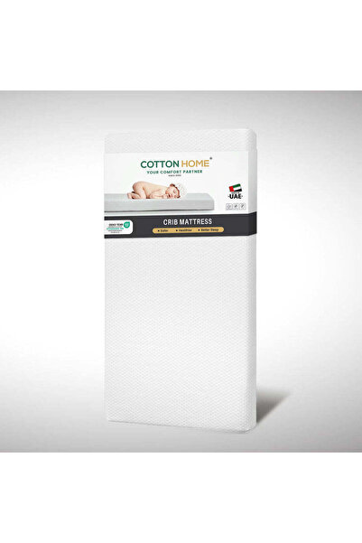 COTTON HOME Cot Mattresses, 120 x 60cm Crib Mattress with 10 cm Memory Foam &...