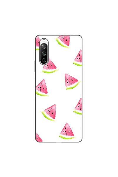 OEM Husa compatibila cu Sony Xperia 10 III Silicon Gel Tpu Model Summer Slices