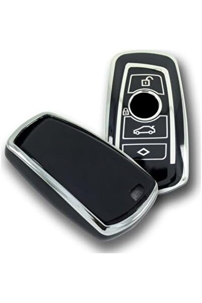 Yıldızan غطاء مفتاح AutoHan لسيارات BMW، أسود فضي، لسلسلة 1 3 5 7 X1 X3 X4 X5...
