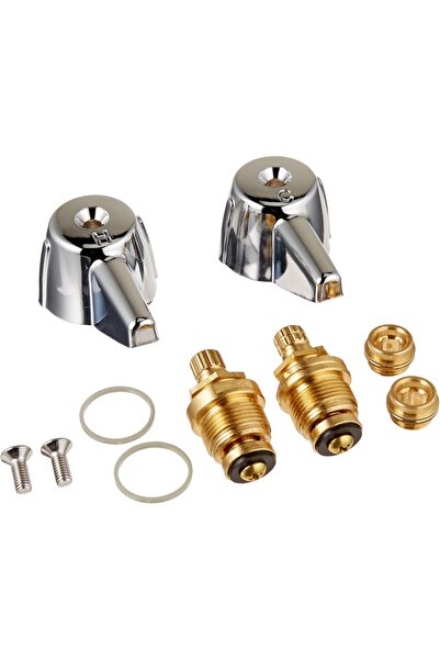 Yıldızan Tamgün 39674E 2-Handle Sink Faucet Kit with Body and Seat for Centra...