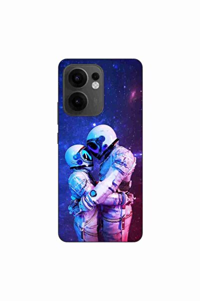 OEM Θήκη συμβατή με Oppo Reno13 F από σιλικόνη gel TPU, σχέδιο Ζευγάρι Αστρον...