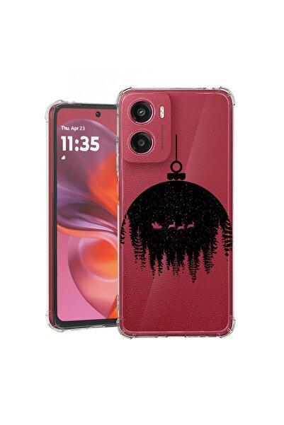 bestcase Θήκη για Motorola Moto G06 με σχέδιο Χριστουγεννιάτικης Σφαίρας, Αντ...