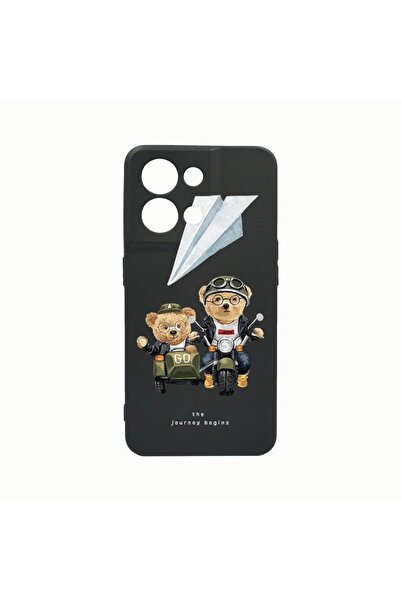 bestcase Husa Silicon, Compatibila Cu Oppo Reno8 Pro, Teddy On The Road, Rezi...