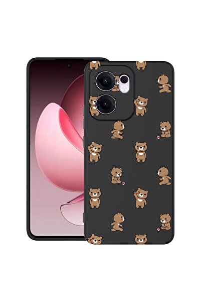 bestcase ¬Æ Husa pentru OPPO Reno13 F 5G, Premium Slim Silicon 1.2MM, Teddy B...