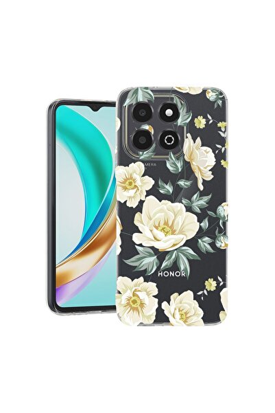 bestcase ¬Æ Husa Clear Slim Silicon Compatibila cu Honor X6c, Flowers, 311958...