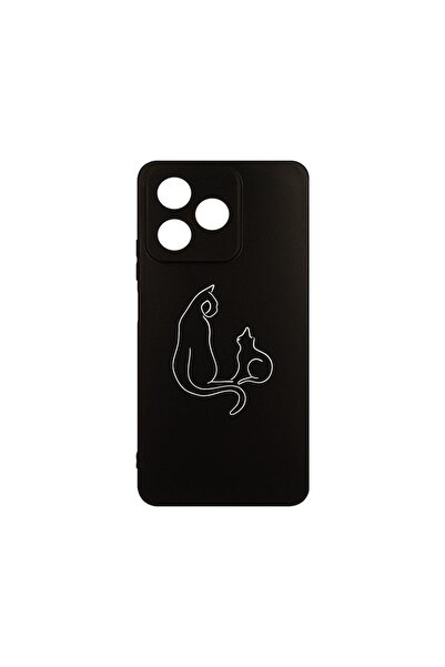 bestcase Θήκη για OPPO A40, BestCase® Λεπτή Σιλικόνη, Αφηρημένη Γάτα, Προστασ...