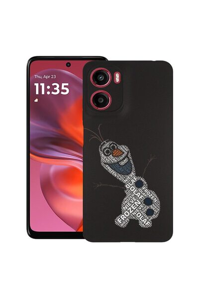 bestcase ¬Æ Husa pentru Motorola Moto E15 / Moto G05, Calligraphy Olaf, Slim ...