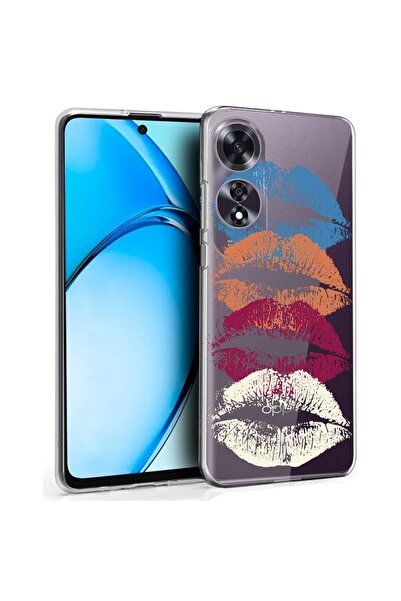 bestcase Husă pentru OPPO A60 4G, Silicon transparent 2MM, Kiss Kiss, Antișoc...