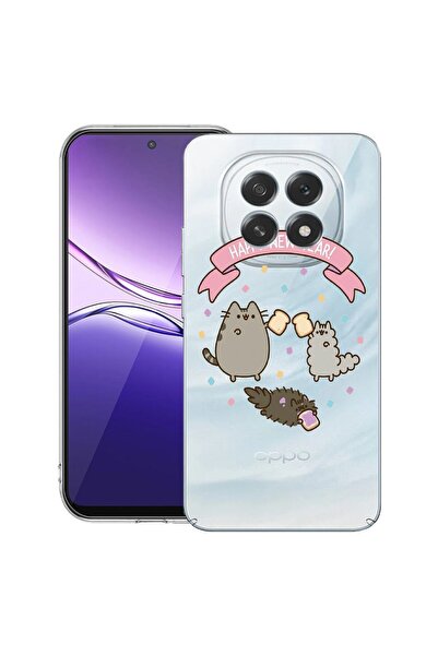bestcase Husă pentru OPPO F29 cu design Happy New Year, din silicon transpare...