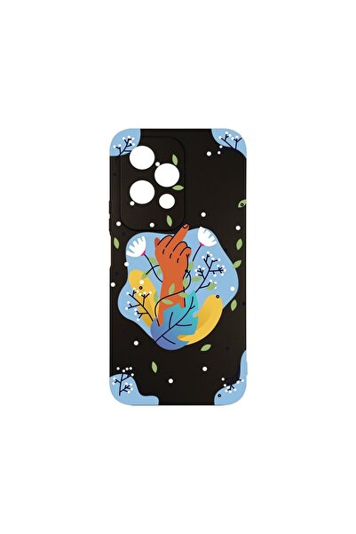 bestcase Husă Premium din Silicon, Compatibilă cu Honor 200 Lite, Flowers FCK...