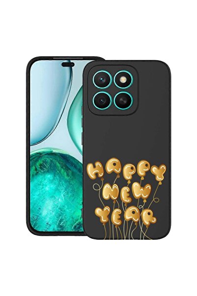 bestcase ¬Æ Husa pentru Honor X8C, Happy New Year, Slim Silicon 0.8MM, Antiso...