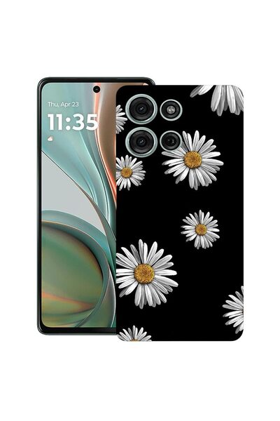 bestcase Θήκη για Motorola Moto G Power (2025) με σχέδιο μαργαρίτας, TPU Ματ ...
