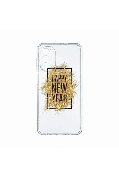 bestcase Husa Silicon, Compatibila Cu Motorola Moto G82 / Moto G52, Happy New...