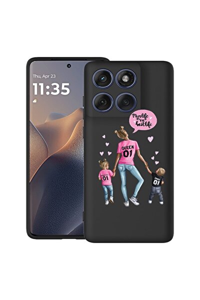 bestcase Υπέρλεπτη Θήκη Σιλικόνης για Motorola Edge 60 Pro με σχέδιο  "Mom Li...
