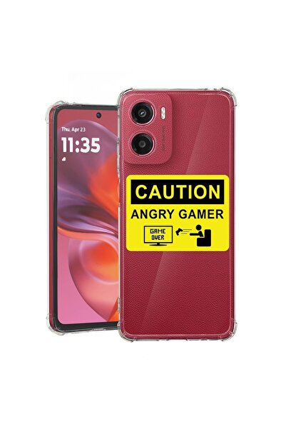 bestcase ¬Æ Husa pentru Motorola Moto G05, Anti Shock 1.5MM, Angry Gamer, Pro...