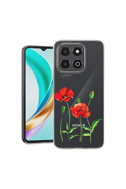 bestcase ¬Æ Husa Clear Slim Silicon Compatibila cu Honor X6c, Red Poppy, 3119...