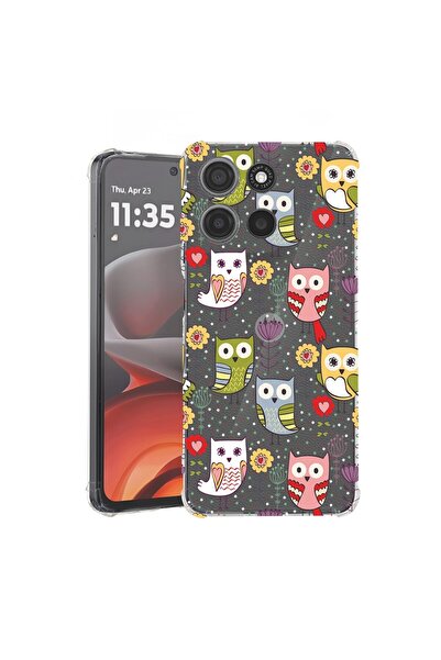 bestcase ¬Æ Husa pentru Motorola Moto G15, Anti Shock 1.5MM, Owl Pattern, Pro...