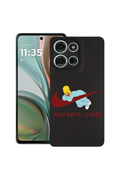 bestcase Λεπτή Θήκη Σιλικόνης για Motorola Moto G75, Απλά Κάντο Μετά Χόμερ Σί...