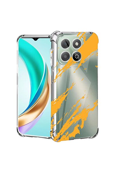 bestcase ¬Æ Husa compatibila Honor X8C, Anti Shock 1.5MM, Golden Stripes, Pro...