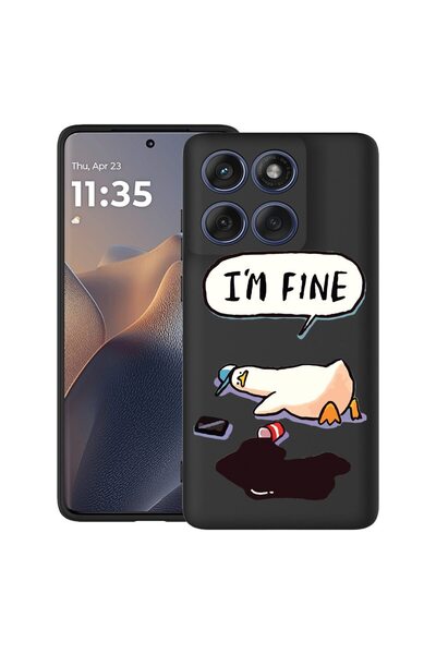 bestcase ¬Æ Υπέρλεπτη Θήκη Σιλικόνης για Motorola Edge 60 Pro με Σχέδιο Duck ...