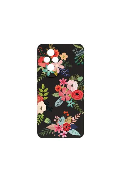 bestcase ¬Æ Husa Premium Silicon, Compatibila Cu Honor 200 Pro, Flowers, SLIM...