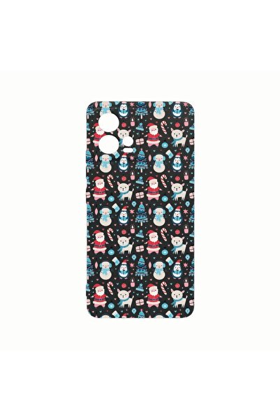 bestcase Husa Silicon, Compatibila Cu Motorola Edge 30 Fusion, Christmas Orna...