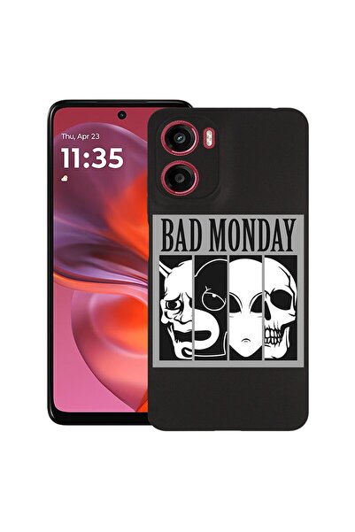 bestcase ¬Æ Husa pentru Motorola Moto E15 / Moto G05, Bad Monday, Slim Silico...