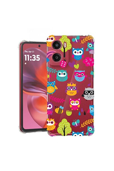 bestcase ¬Æ Husa pentru Motorola Moto G05, Anti Shock 1.5MM, Owl, Protectie c...
