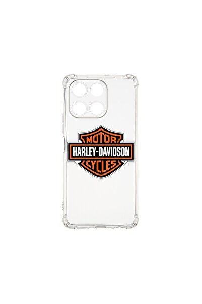 bestcase Калъф за Honor 200 Smart, Удароустойчив 1.5 мм, Харли-Дейвидсън, Защ...