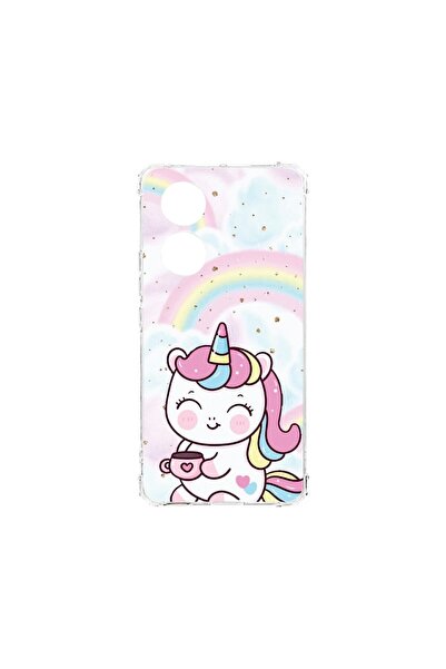 bestcase Husa Anti Shock 1.5MM, compatibilă cu OPPO A38, Little Unicorn, Tehn...