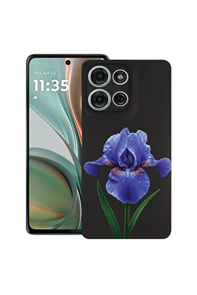 bestcase Θήκη TPU Υπέρλεπτη Συμβατή με Motorola Edge 50 Pro, Φλοράλ - Ίρις, 1...