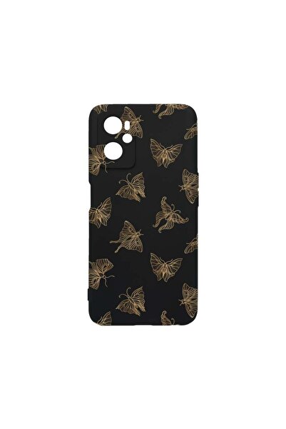 bestcase Λεπτή Θήκη Σιλικόνης 0.8MM, Συμβατή με OPPO K10 4G, Χρυσή Πεταλούδα,...