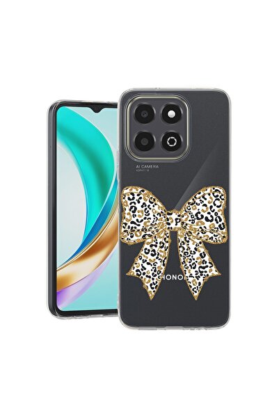 bestcase Διαφανής Λεπτή Θήκη Σιλικόνης Συμβατή με Honor X6c, Σχέδιο Λεοπάρδαλ...