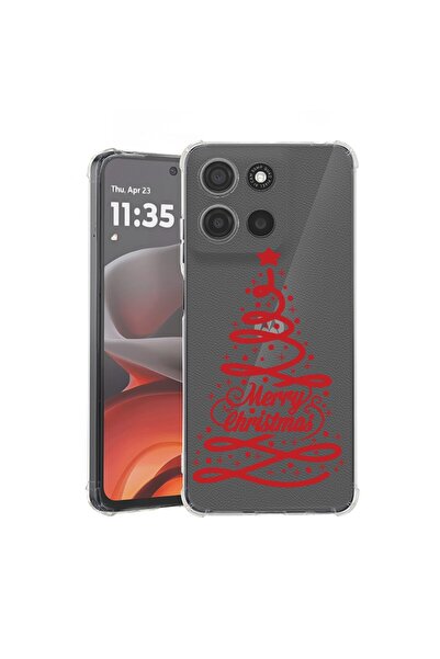 bestcase ¬Æ Husa Anti Shock pentru Motorola Moto G56 cu Design Christams Tree...