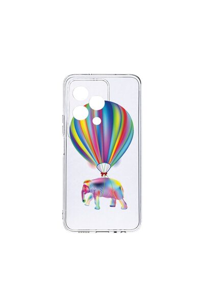 bestcase ¬Æ Husa Clear Silicon 2MM, Compatibila Cu Honor 200 Lite, Rainbow El...