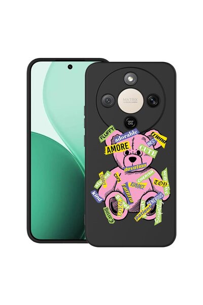 bestcase Υπέρλεπτη Θήκη TPU Συμβατή με Honor Magic8 Lite, Teddy Bear Amour, 3...