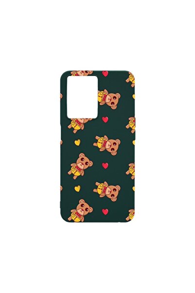 bestcase Тънък силиконов калъф 0.8ММ, съвместим с OPPO A77, десен с мечета и ...