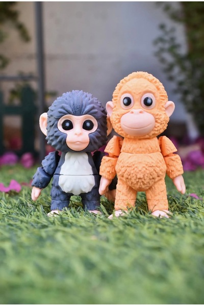 You Toys لعبة شخصيات البانش مون وصديقه اللطيفة على شكل قرد
