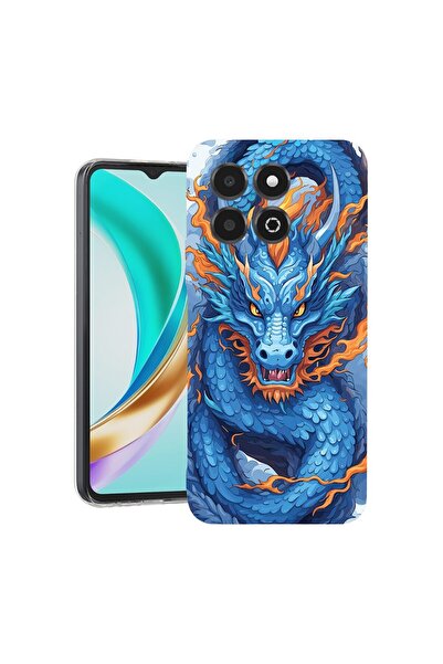 bestcase Θήκη για Honor X6b, BestCase® Διαφανής Σιλικόνη 2MM, Μπλε Δράκος, Αν...