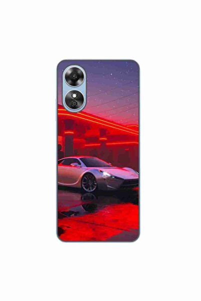 OEM Husa compatibila cu Oppo A17 Silicon Gel Tpu Model Future Car